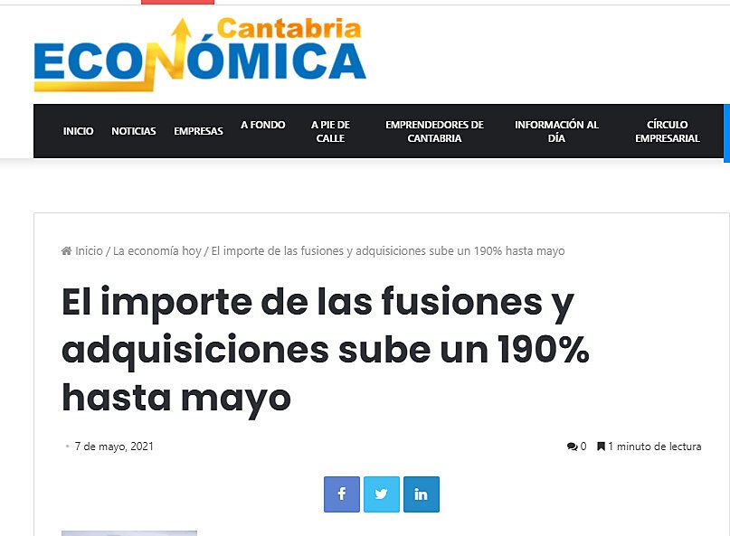 El importe de las fusiones y adquisiciones sube un 190% hasta mayo